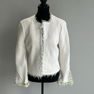Vintage white blazer by Brezi.